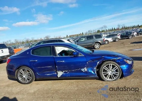 2015 Maserati Ghibli S Q4 from USA, damaged, VIN ZAM57RTA8F1144338